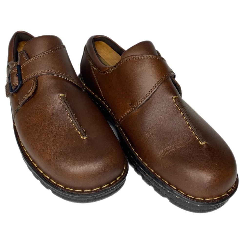 Eastland Syracuse Brown Monk Strap Casual Shoes Loafers Women's Size 9.5